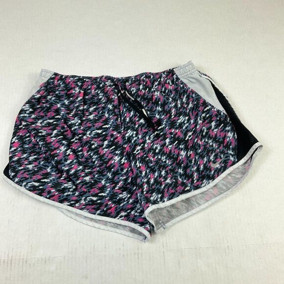 Nike Womens Running Shorts Dri Fit Printed 3" Inseam Pull On Stretch M Medium - Picture 1 of 12
